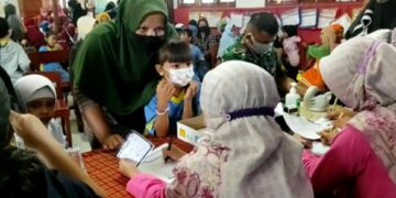 Perdana Dilakukan, Anak Usia 6-11 Tahun di Bangka Barat Mulai Divaksin Covid-19