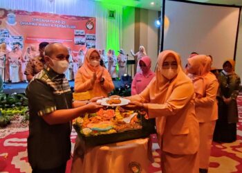 HUT ke-22 DWP Pangkalpinang, Molen Sampaikan Terus Jaga Kekompakan