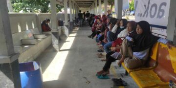 Jelang Nataru, Jumlah Penumpang di Pelabuhan Tanjung Kalian Muntok Mengalami Kenaikan