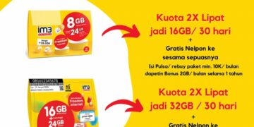 Internetan Lancar dengan Paket IM3 Ooredoo 2x Lipat dan Tanpa Ribet
