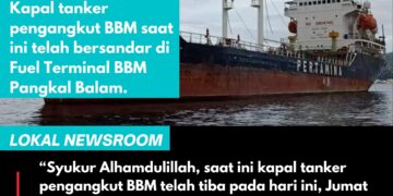 Kapal Tanker Tiba, Pertamina Lakukan Normalisasi BBM di Bangka