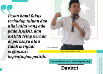Ketum MD KAHMI Pangkalpinang Berlatar Belakang Politisi, Eks Presidium Katakan Ini