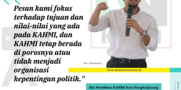 Ketum MD KAHMI Pangkalpinang Berlatar Belakang Politisi, Eks Presidium Katakan Ini