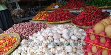 Awal Tahun 2022, Berikut Sejumlah Harga Kebutuhan Pokok di Pasar Induk Pangkalpinang