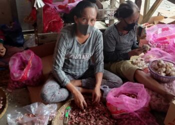 Awal Tahun 2022, Ini Harga Kebutuhan Pokok Di Pasar Muntok, Harga Ikan Melejit