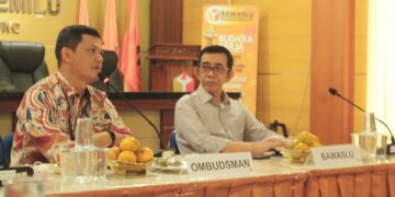 Ombudsman Sambangi Bawaslu Babel, Salah Satunya bahas Kualitas Pelayanan Publik Jelang Pemilu 2024