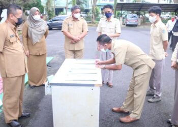 Puluhan PHL DPRD Kota Pangkalpinang Tandatangani Kontrak baru