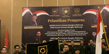 DPW Garda Ummat Babel Dilantik, Berikut Susunan Kepengurusannya