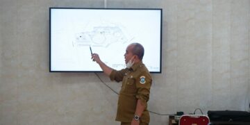 Pemkot Pangkalpinang Bahas Pembangunan Masjid Agung Kubah Timah dengan BPN