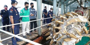 KKP Setop Operasi Kapal Penambang Pasir Timah di Perairan Bangka
