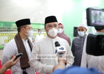 Gubernur Lepas Keberangkatan Ratusan Jemaah Umrah asal Babel