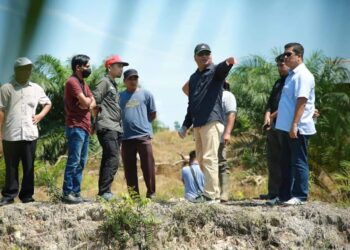 Tinjau Lokasi Pembangunan Irigasi, Komisi III Temukan Potensi Pelanggaran Perda