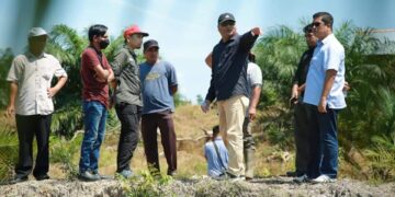 Tinjau Lokasi Pembangunan Irigasi, Komisi III Temukan Potensi Pelanggaran Perda