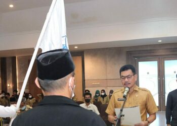 Sekda Babel Lantik Pengurus Fordas Babel Periode 2022-2027
