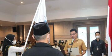 Sekda Babel Lantik Pengurus Fordas Babel Periode 2022-2027