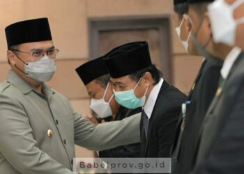 Gubernur Rotasi Sejumlah Pejabat di Pemprov Babel