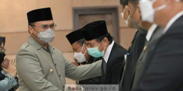 Gubernur Rotasi Sejumlah Pejabat di Pemprov Babel