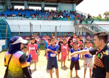 Kejuaraan Atletik Student Competition PJKR FKIP Unmuh Babel Diikuti Ratusan siswa