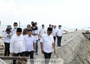 Proyek Kolam Retensi Muntok Dilanjutkan Tahun Ini