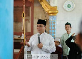 Resmikan Masjid di Desa Yul,&nbsp; Gubernur Erzaldi Sampaikan Pesan Ini