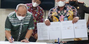 Pemkot Pangkalpinang Tandatangani Naskah Hibah Guna Tertibkan Aset Barang Milik Daerah