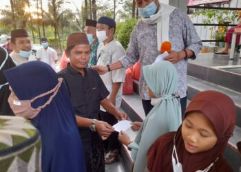 Bersama AITI, SMSI Babel Selenggarakan Bukber serta Santuni Tunanetra dan Anak Yatim