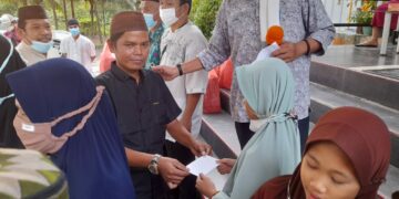 Bersama AITI, SMSI Babel Selenggarakan Bukber serta Santuni Tunanetra dan Anak Yatim