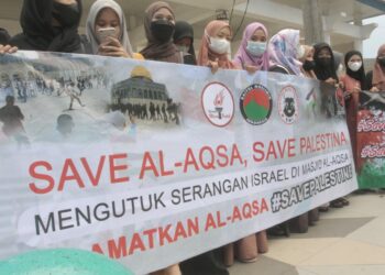 Gelar Aksi Damai Bela Palestina, Sayap Partai PDIP Kecam Penindasan Israel
