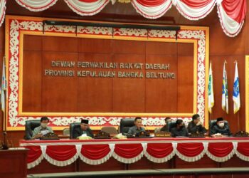 Gelar Paripurna Penyampaian LKPJ Gubernur, Ketua DPRD Babel Sampaikan Hal Ini