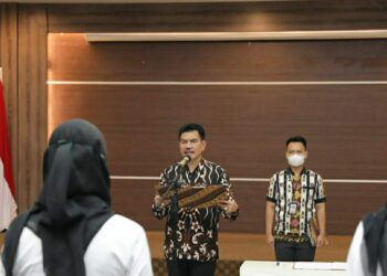 Lantik PPPK, Sekda Babel Sampaikan Prinsip 3P