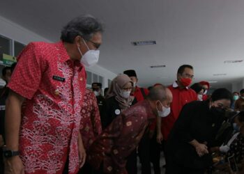 Pj Gubernur Babel turut dampingi Ketua DPR RI Resmikan Gedung RSUD DH