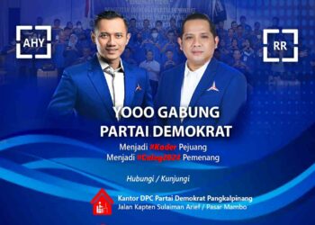 Demokrat Kota Pangkalpinang Buka Rekrutmen Bacaleg 2024, Minat?