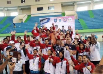 Tim Bola Voli Putra Pangkalpinang Raihan Medali Emas