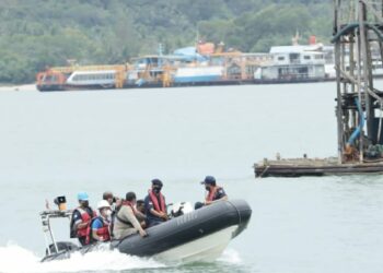 Berantas Penambangan Ilegal di Teluk Kelabat, Tim Pengawasan Keamanan Wilayah Laut Babel Lakukan Ini