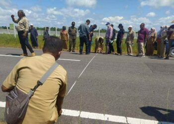 Gugatan Soal Pembongkaran Pagar Terhadap Pemkab Bangka, PTUN Lakukan Sidang di Lapangan