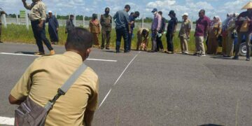 Gugatan Soal Pembongkaran Pagar Terhadap Pemkab Bangka, PTUN Lakukan Sidang di Lapangan