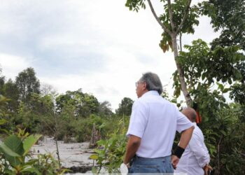 Pj Gubernur Babel Inspeksi Tambang di Desa Gantong, Ini Hasilnya