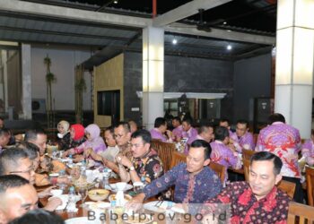 Rombongan Lemhannas RI Nikmati Jamuan Lempah Kuning di Babel