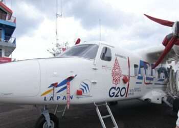 Pesawat N219 Karya Anak Bangsa Dipamerkan di Ajang G20 Belitung