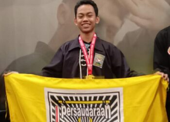 Pesilat Asal Pangkalpinang Ini Berhasil Raih Medali Emas Jakarta Silat Competition