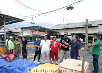 Pj Gubernur: Kita Jadikan TPI Baturusa sebagai Percontohan Pusat Perikanan