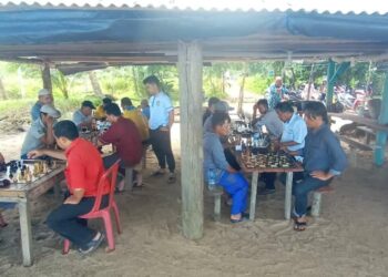 Pantai Sinar Laut, Tuan Rumah Liga Catur Bangka Tengah