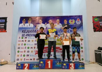 Kejurda Gulat Babel, Bangka Tengah Berhasil Raih Satu Emas dan Perunggu