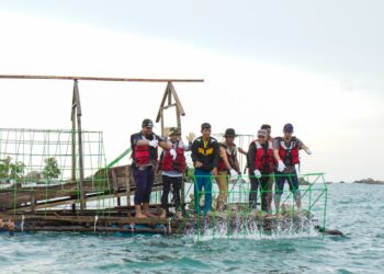 Kembangkan Wisata Bawah Laut di Pulau Putri, PT Timah Tbk Kembali Tenggelamkan Coral Garden
