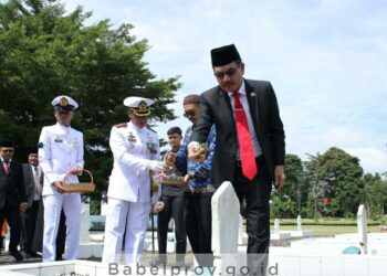 Pejabat Pemprov Babel Ziarah ke Makam Pahlawan