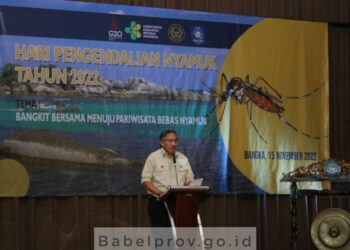 Ridwan Djamaluddin Ajak Masyarakat Turut Wujudkan Wisata Babel Bebas Nyamuk