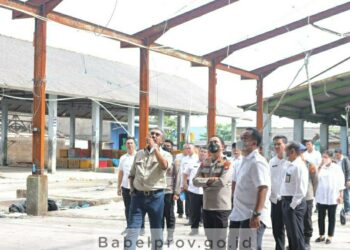 Tinjau TPI PP Pantai Muara Sungai Baturusa, Pj Gubernur Babel Sebut 3 Hal Penting Ini