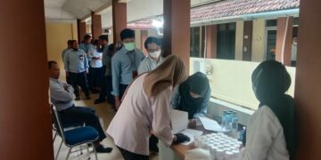 Sebanyak 94 Pegawai KPP Pratama Pangkalpinang Jalani Tes Urine, Ini Hasilnya