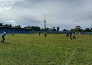Tanding Sepakbola, Tim Wali Kota Pangkalpinang Menang Telak 5-0