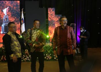 Pj Gubernur Babel Sempatkan Hadiri Garnas Buana Award 2022